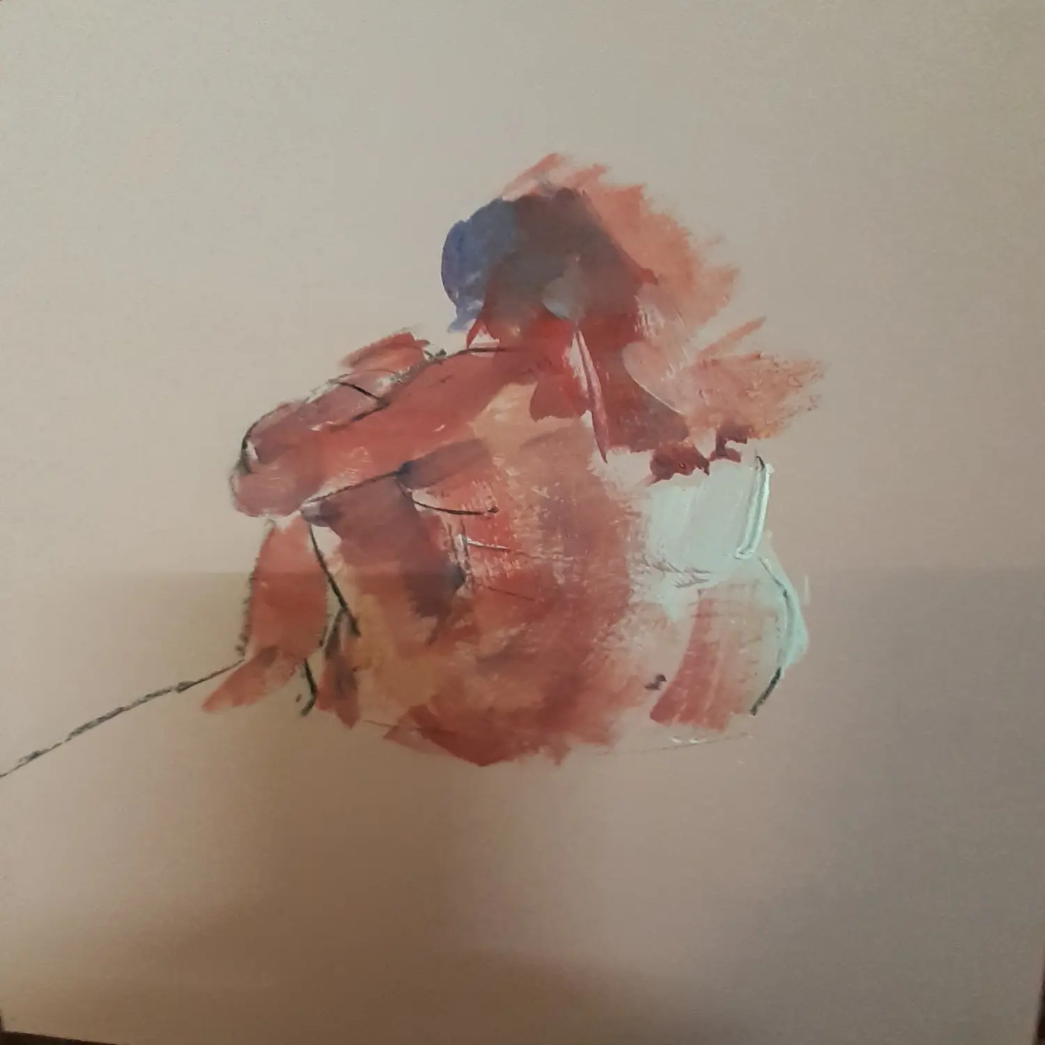 Aisling — expressive figurative painting, Aberdeen Art Circle session 2022